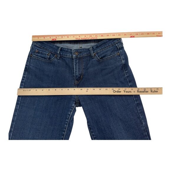 Levi’s Classic Bootcut Jeans Women’s Size 8L Blue Medium Wash Stretch Denim - Picture 13 of 15